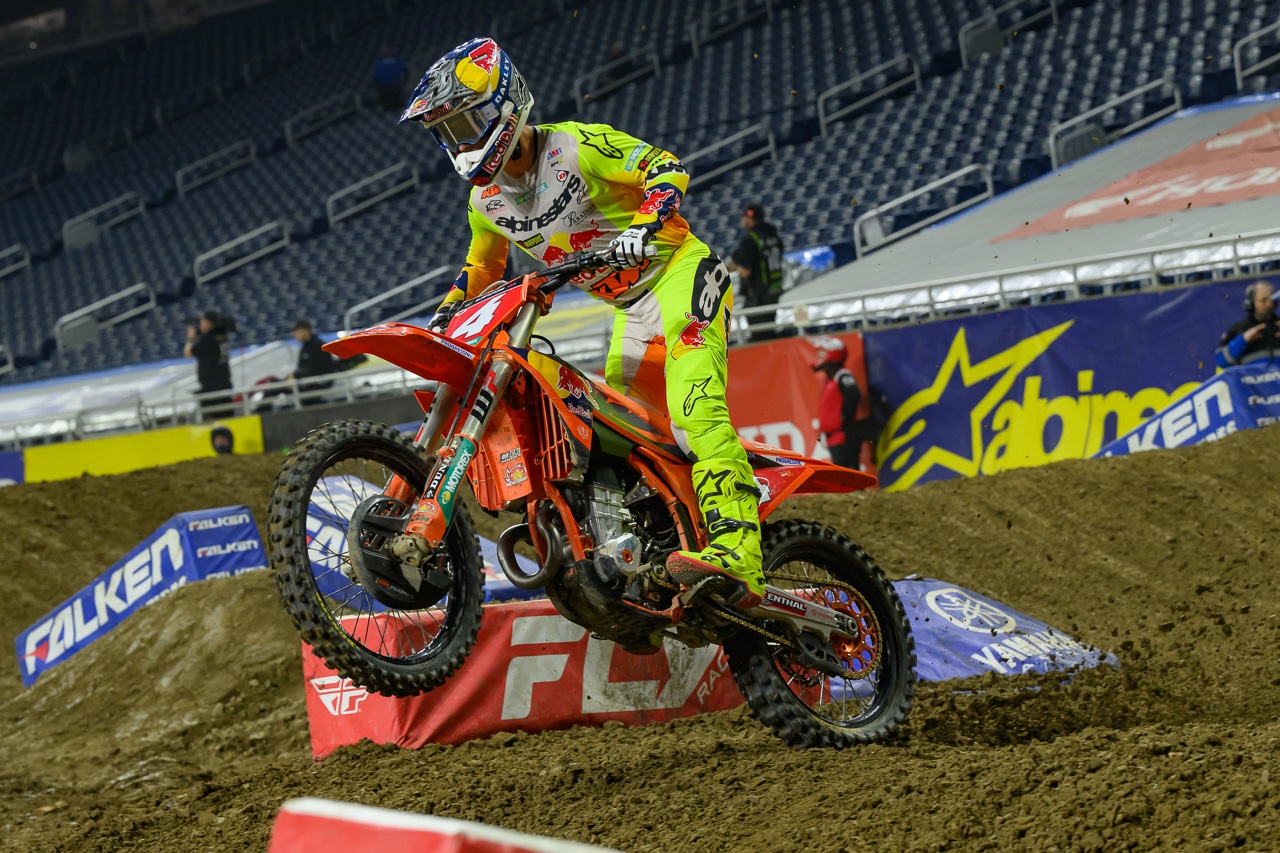 450 OVERALL QUALIFYING RESULTS 2025 DETROIT SUPERCROSS Presented By 2025 Supercross Detroit Chase Sexton 100