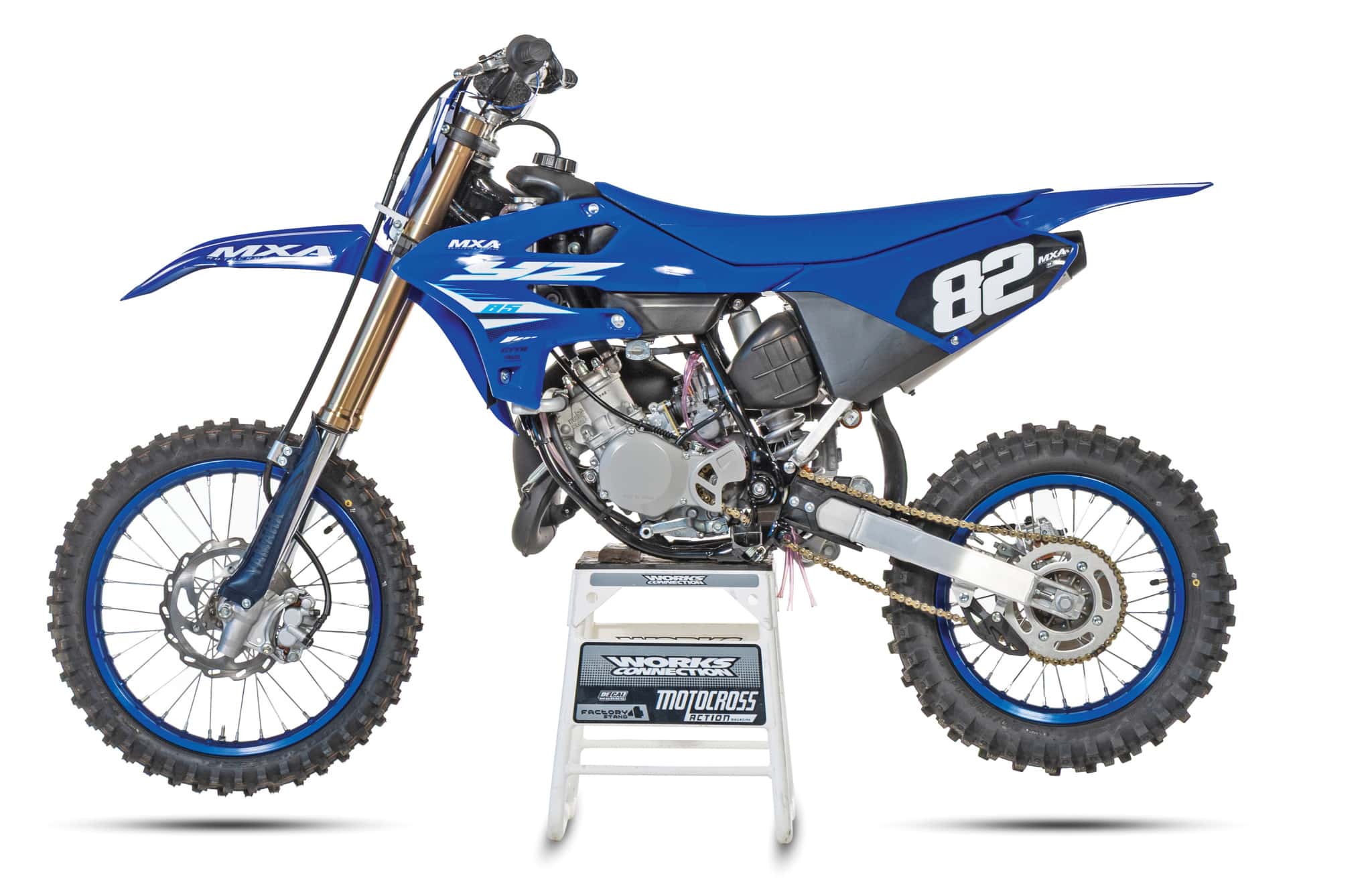 MXAレーステスト：2025年型ヤマハYZ85ミニサイクルの本格テスト