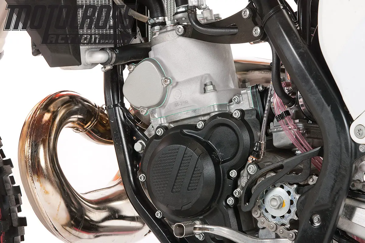 The previous KTM 250SX vibrated your hands numb. The new engine hums to perfection.