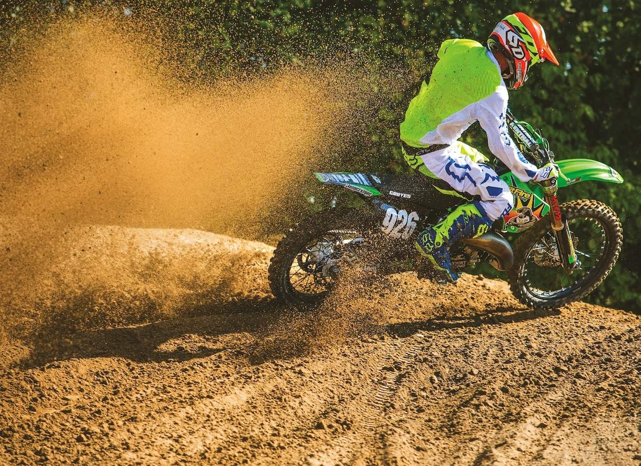 WE RIDE JOHNNY APPLESEED'S KX134 TWO-STROKE - Motocross Action 