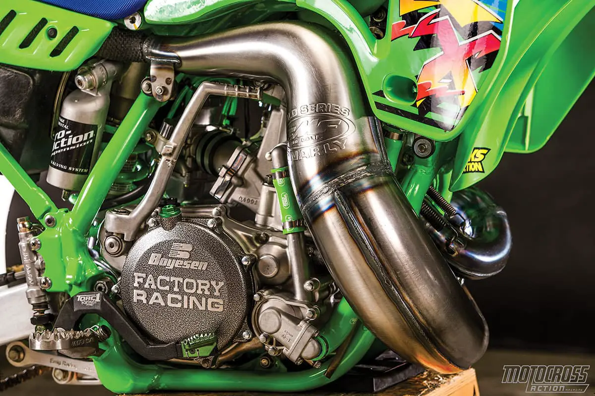 The engine was built specifically for a low-to-midrange power. This allowed riders to short shift and lug the power around.