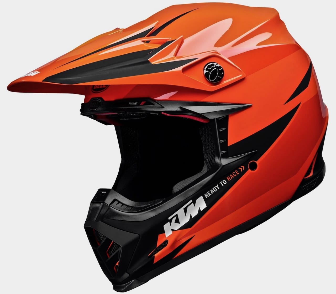 orange helmet for ktm