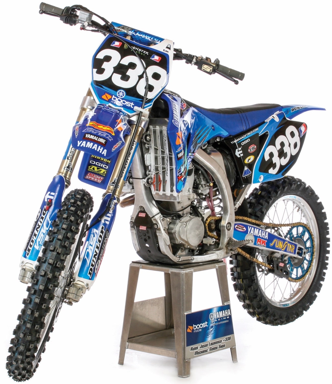 MXAレトロテスト：ジェイソンローレンスの2008 YAMAHA OF TROYYZ250Fに