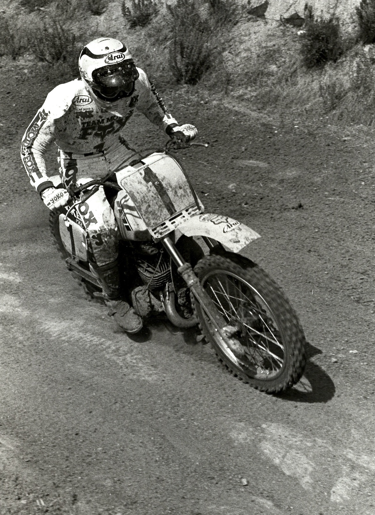 Brad Lackey kjørte bare med nummer én plate på sykkelen sin på en Grand Prix. Brad kjørte 1 USGP på en Yamaha YZ1983 og endte 490-5 for femte totalt.