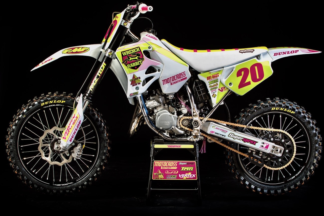 MXAの1994年ホンダCR125 2ストローク修復失敗