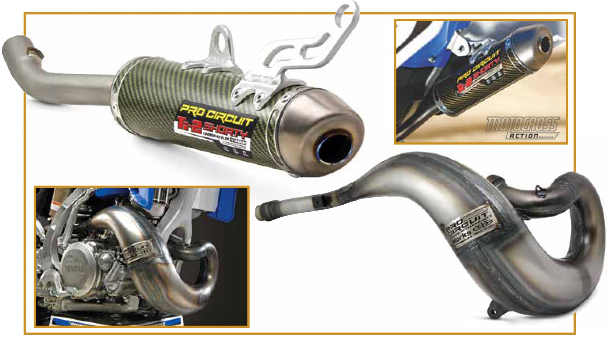 MXAチームテスト済み:PRO CIRCUIT '03 -'21YZ250パイプとサイレンサー MXAチームテスト済み:PRO CIRCUIT '03 -'21YZ250パイプとサイレンサー