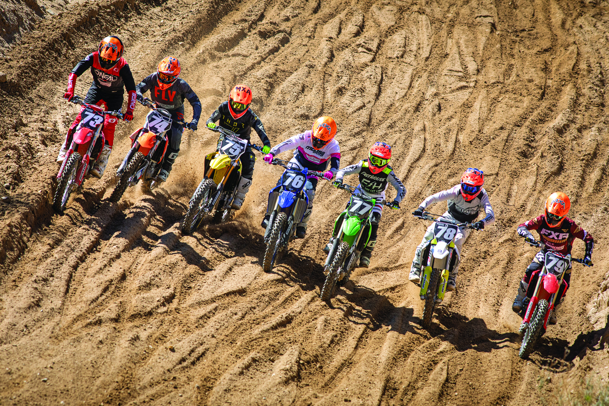 THE 2021 MXA 250 FOUR-STROKE SHOOTOUT: TODAS AS SETE BICICLETAS EM UM TESTE  - Motocross Action Magazine