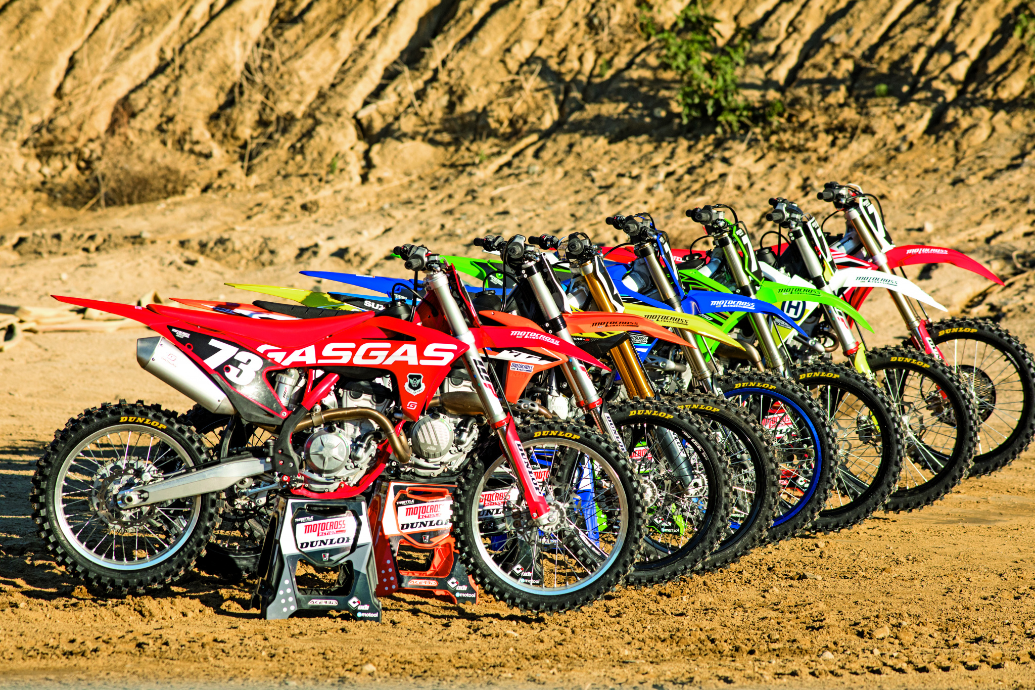 THE 2021 MXA 250 FOUR-STROKE SHOOTOUT: TODAS AS SETE BICICLETAS EM UM TESTE  - Motocross Action Magazine