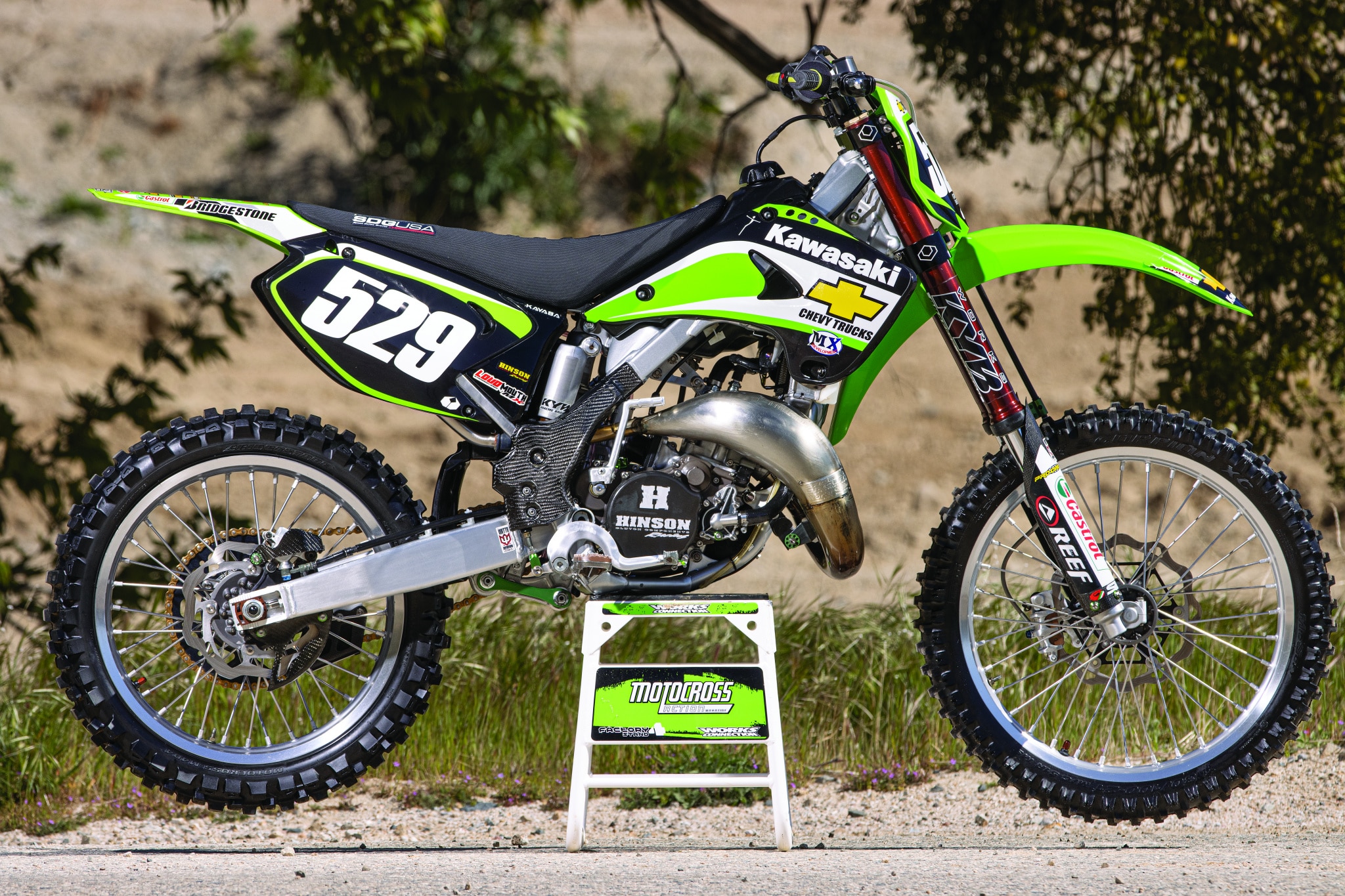 ONE MAN S QUEST TO BUILD A 2003 WORKS KX125 TWO STROKE Motocross